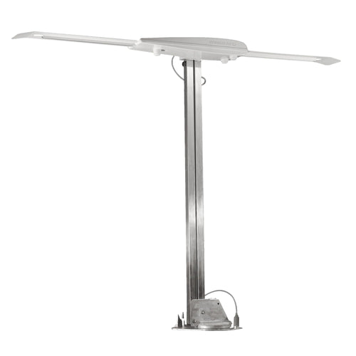 Winegard RV-3095 Sensar III Amplified Outdoor RV Antenna - Crank-Up Batwing HDTV - VHF/UHF, Digital, 4K Ready - Rotation Aiming 65 Mile Long Range - 48 Inch Raised Height